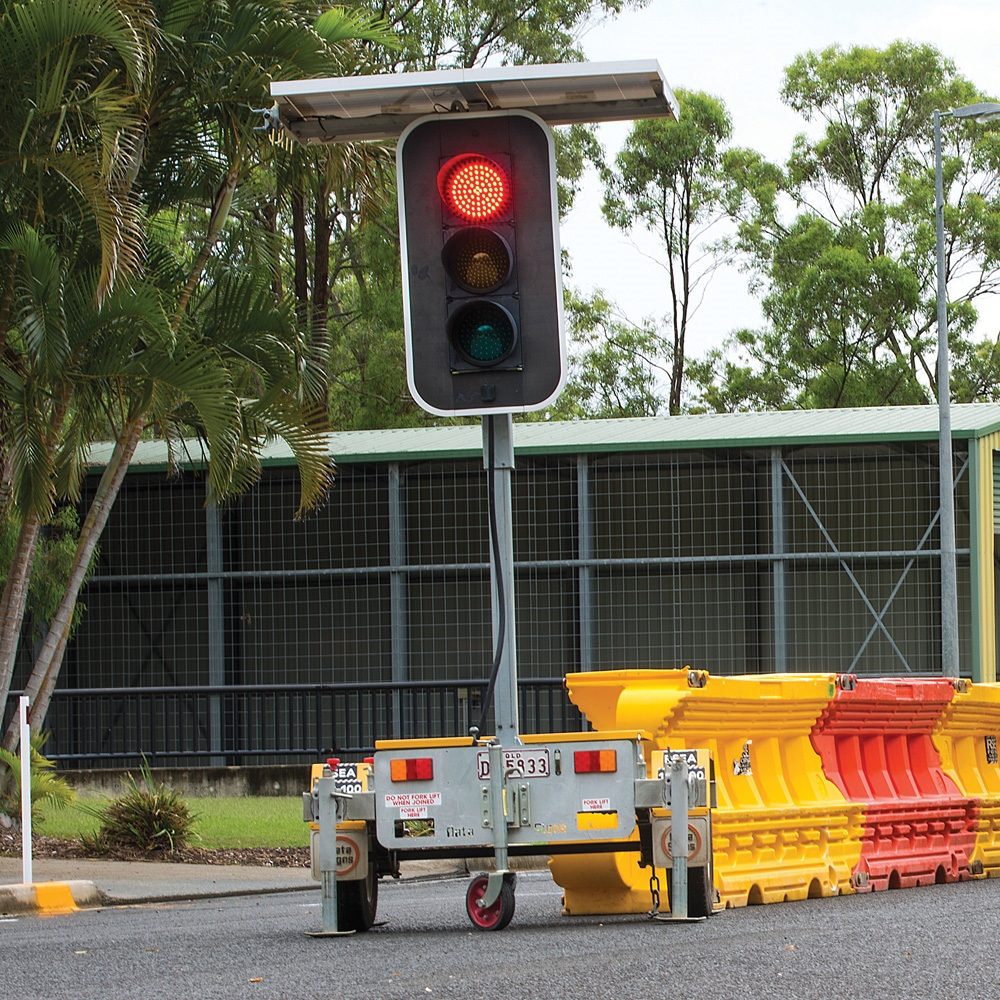 Transform Roadways with Portable Traffic Lights for Rent